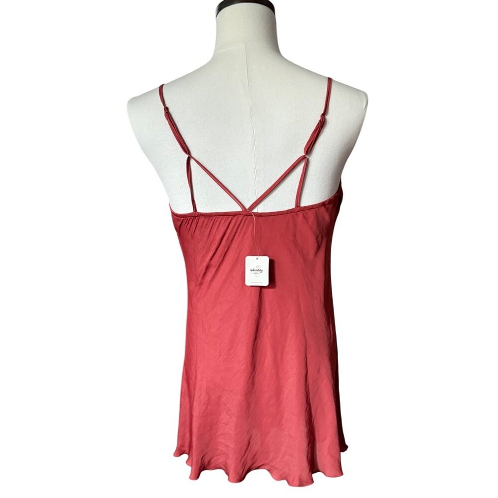 Intimately Free People Cowl Girl Slip Dress in Pink Rose Medium NWT - Picture 5 of 16